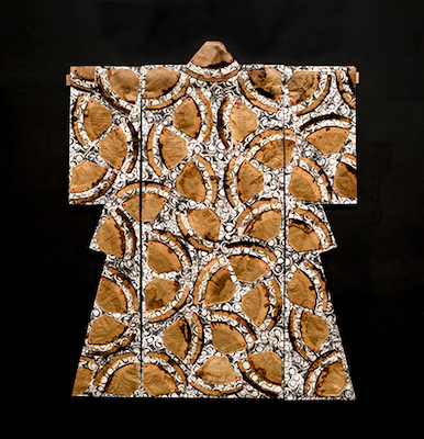 Kimono made from coffee filters