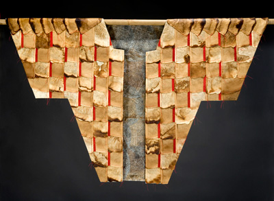 Kimono made from coffee filters 16